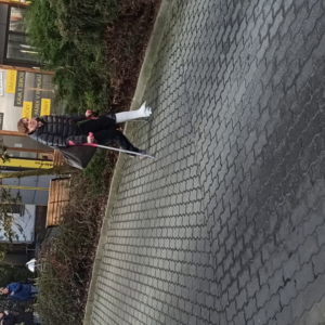 Girl leaving hospital in fresh slwc – video