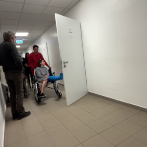 Girl LLC on wheelchair